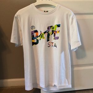 White Bapesta Multi Camo T-shirt
